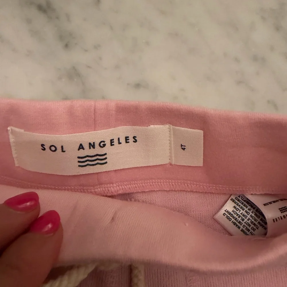 NWT Sol Angeles Pink Waves Joggers
